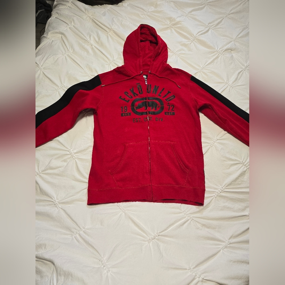 Eckō UNLTD Red Mens Sweater Size XLARGE